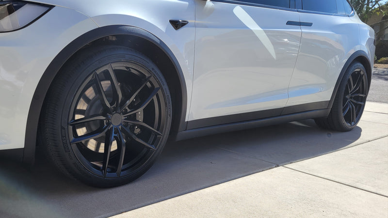 SE-105 1 PIECE MONOBLOCK FORGED WHEELS RIMS SET FOR TESLA Model X Plaid 22"