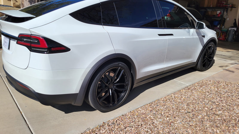 SE-105 1 PIECE MONOBLOCK FORGED WHEELS RIMS SET FOR TESLA Model X 22"