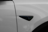 TESLA MODEL 3/Y REAL CARBON FIBER SIDE CAMERA / TURN SIGNAL COVERS IN MATTE & GLOSS