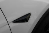 TESLA MODEL 3/Y REAL CARBON FIBER SIDE CAMERA / TURN SIGNAL COVERS IN MATTE & GLOSS