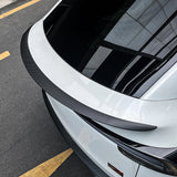 TESLA MODEL Y JUNIPER REAR TRUNK SPOILER REAL PRE-PREG DRY CARBON FIBER MATTE OR GLOSS