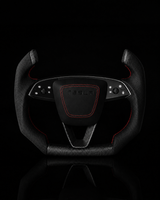 TESLA MODEL 3 HIGHLAND PERFORATED LEATHER KNIGHT RIDER DRY MATTE CARBON STEERING WHEEL
