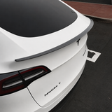 TESLA MODEL Y REAR TRUNK SPOILER REAL PRE-PREG DRY CARBON FIBER MATTE OR GLOSS