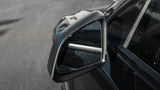 TESLA MODEL 3 REAL CARBON FIBER SIDE REARVIEW MIRROR CAP COVERS IN MATTE & GLOSS